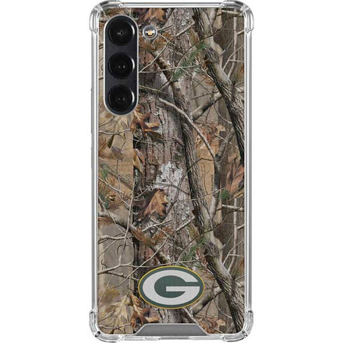 NFL Green Bay Packers Realtree AP Camo Galaxy S24 FE Clear Case